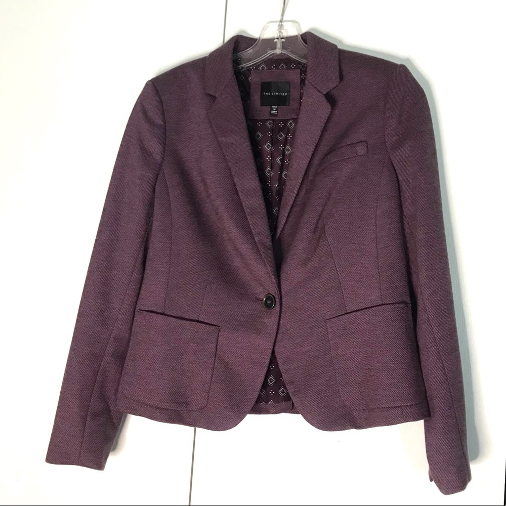 The Limited MP Medium Petite Soft Purple Blazer